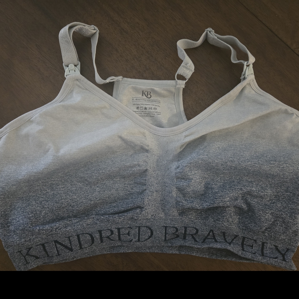 Kindred Bravely Sublime Nursing Sports Bra - Blue Ombre